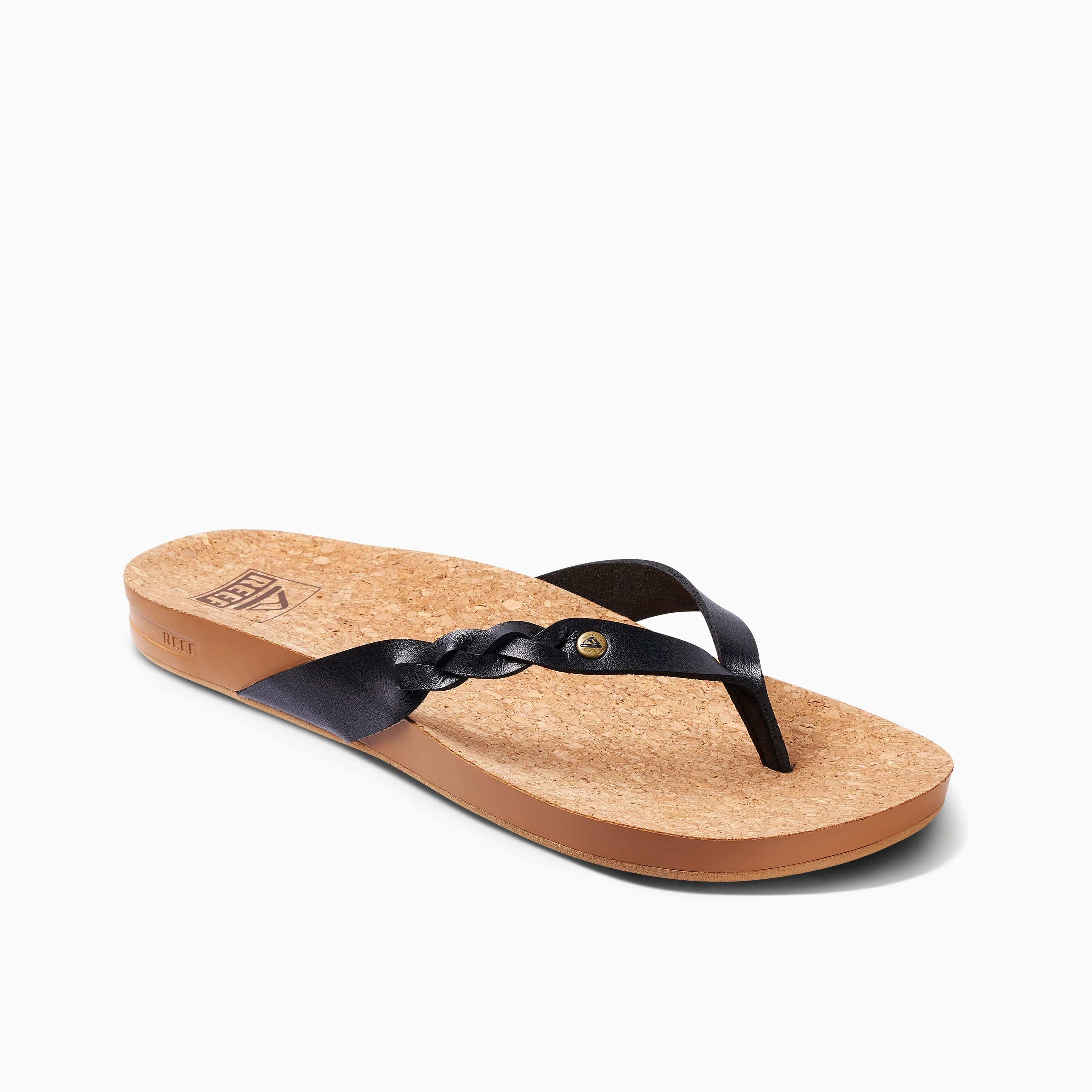 Reef Women's Cushion Court Twist Flips- Black - Image 2