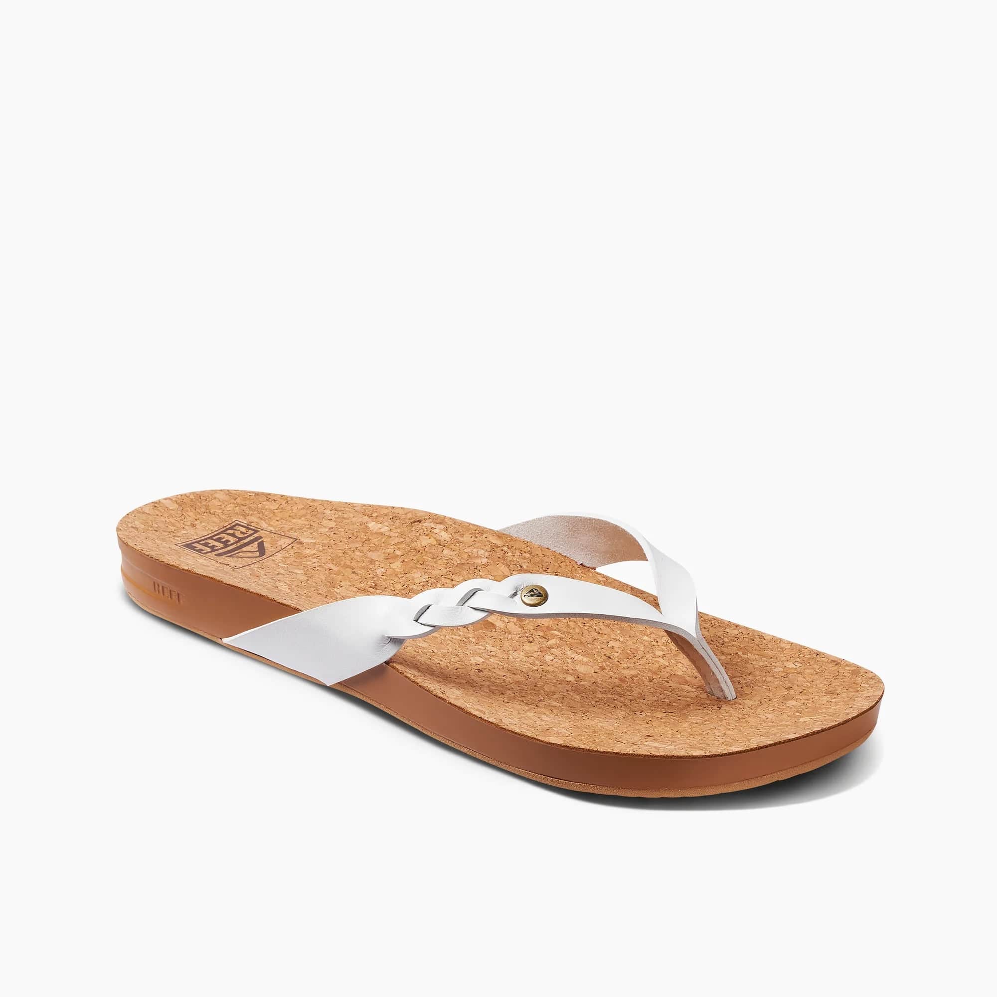Reef Women's Cushion Court Twist Flips- White - Image 2