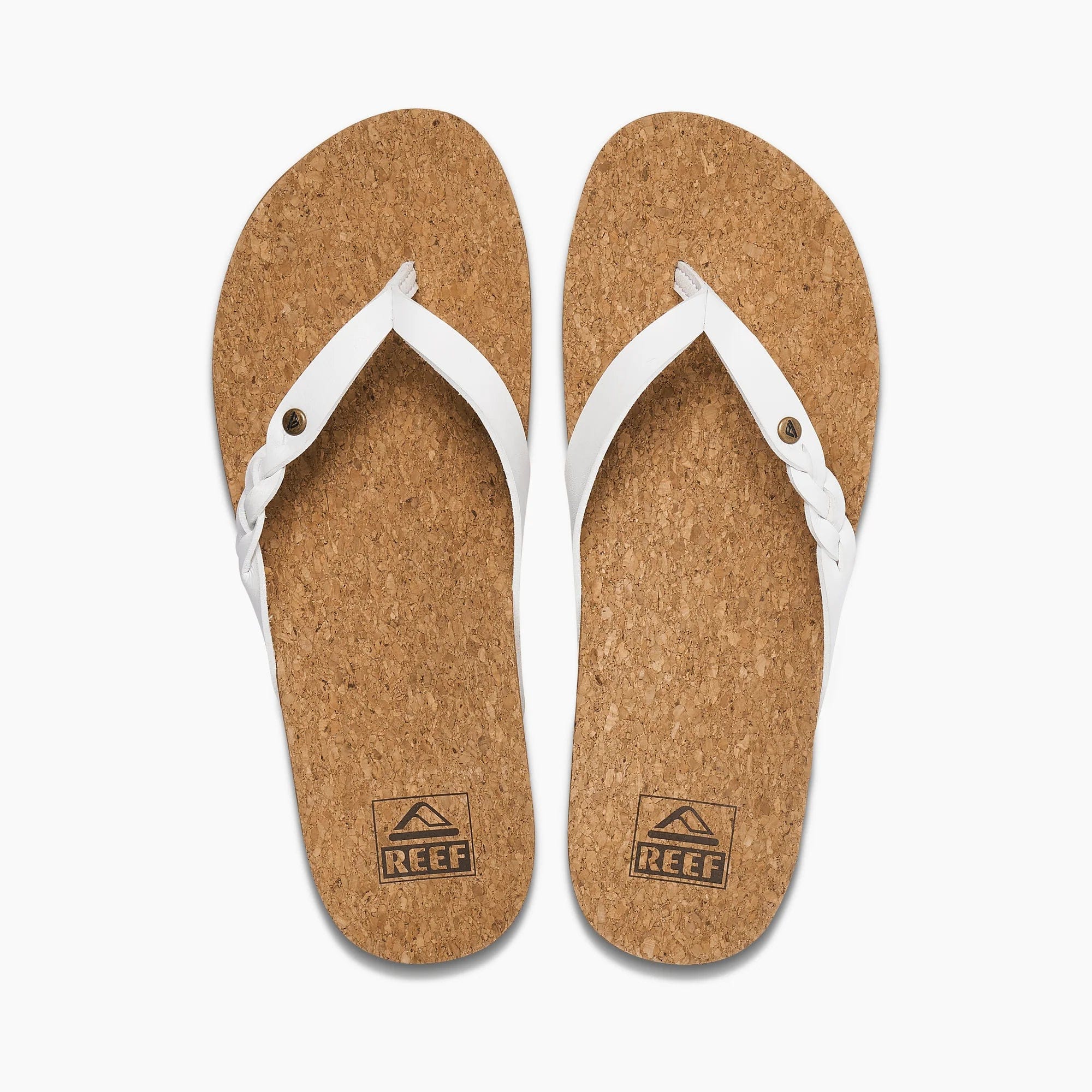 Reef Women's Cushion Court Twist Flips- White - Image 4