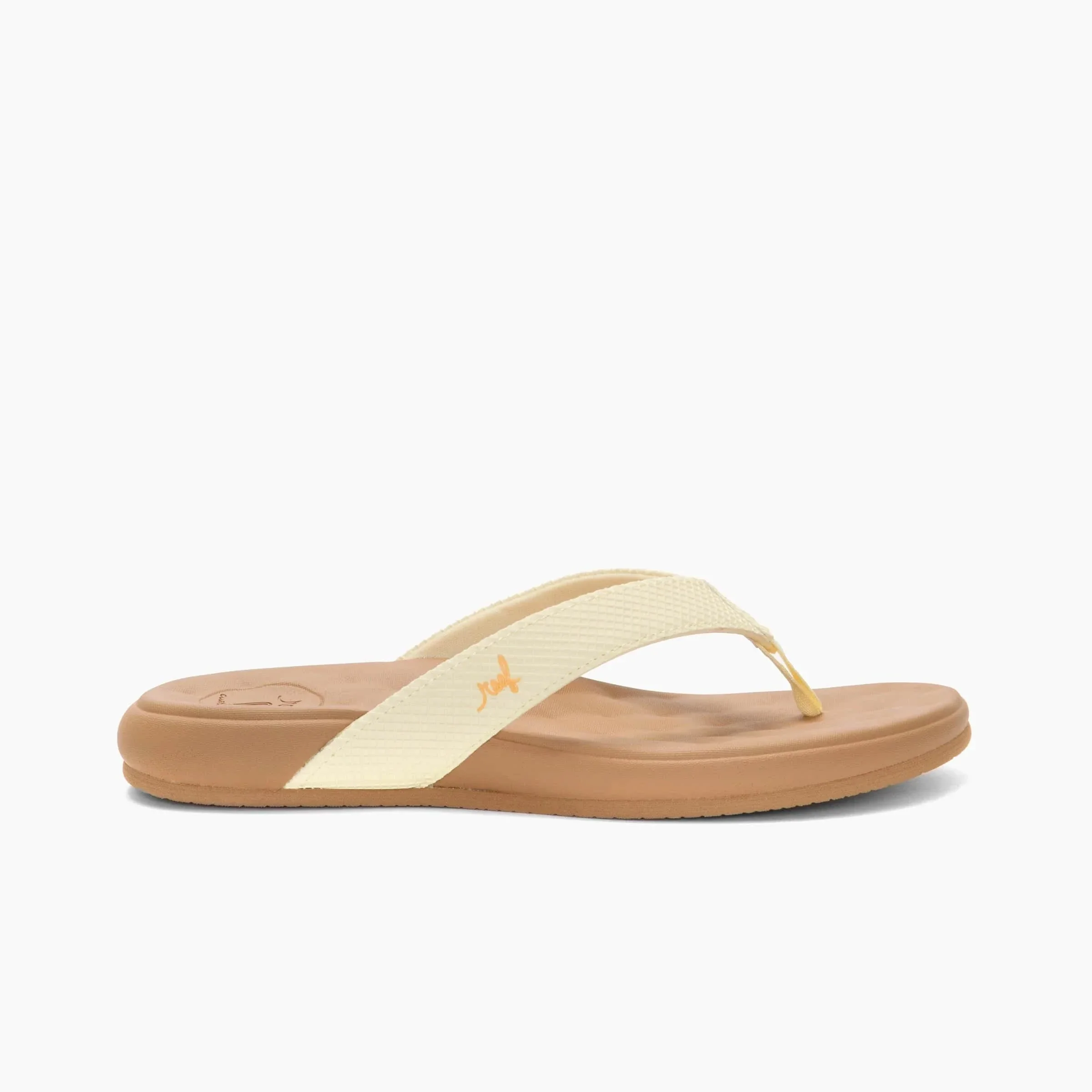 Reef Women's Cushion Harmony Flips- Pale Banana