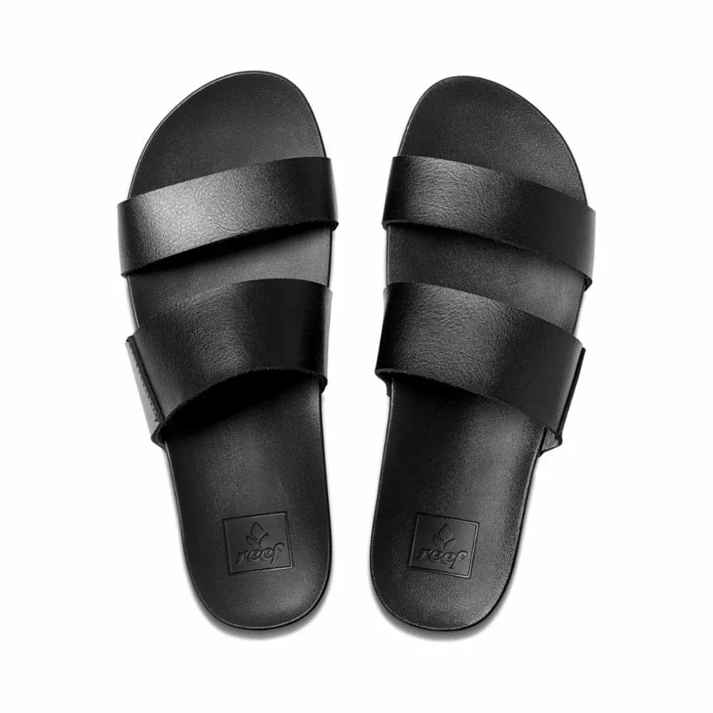 Reef Women's Cushion Vista Slides- Black - Image 3