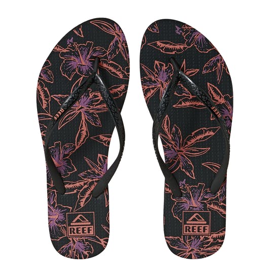 Reef Women's Seaside Flips- Coral Hibiscus - Image 2