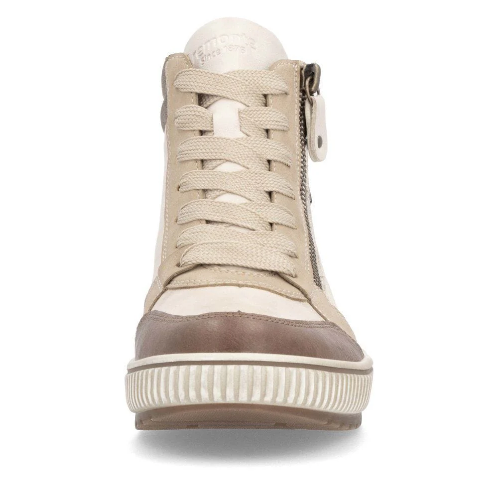 Remonte Women's D0778-60 Casual Ankle Boots- Beige Combi - Image 5