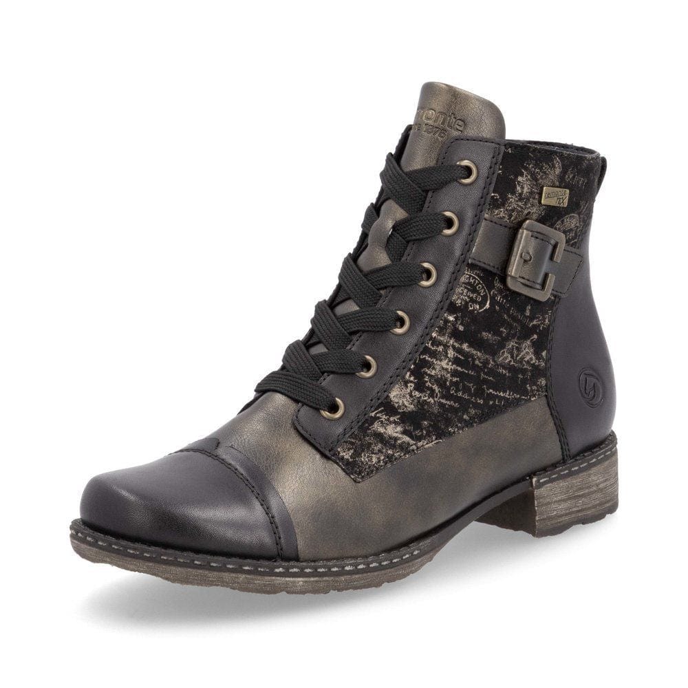 Remonte Women's D4381-03 Dress Ankle Boots- Black Combi - Image 2