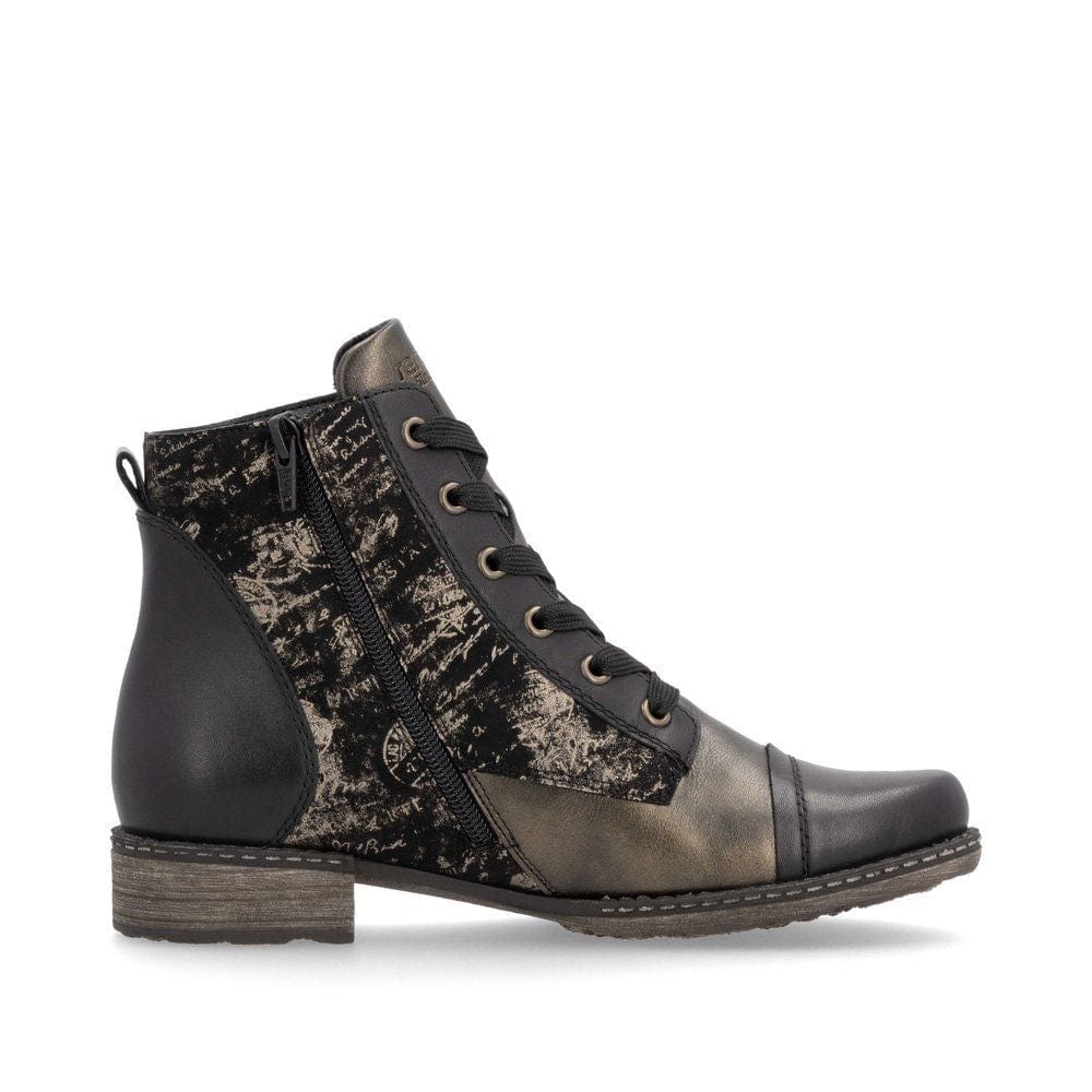 Remonte Women's D4381-03 Dress Ankle Boots- Black Combi - Image 4