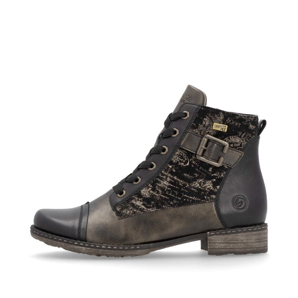 Remonte Women's D4381-03 Dress Ankle Boots- Black Combi - Image 5