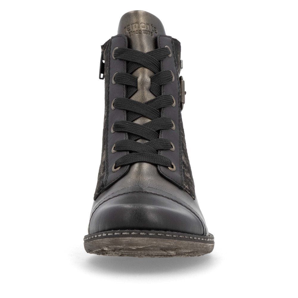 Remonte Women's D4381-03 Dress Ankle Boots- Black Combi - Image 6
