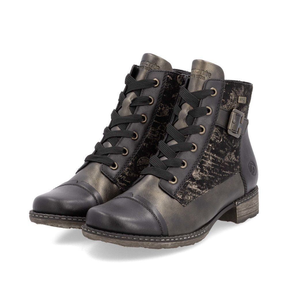 Remonte Women's D4381-03 Dress Ankle Boots- Black Combi - Image 7
