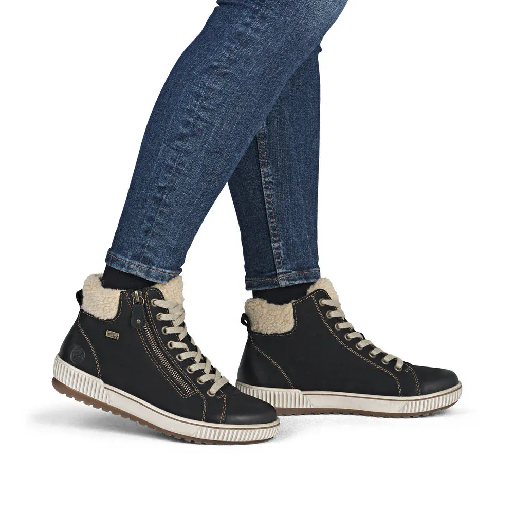 Remonte Women's D0770-03 Casual Ankle Boots- Black Combi - Image 10