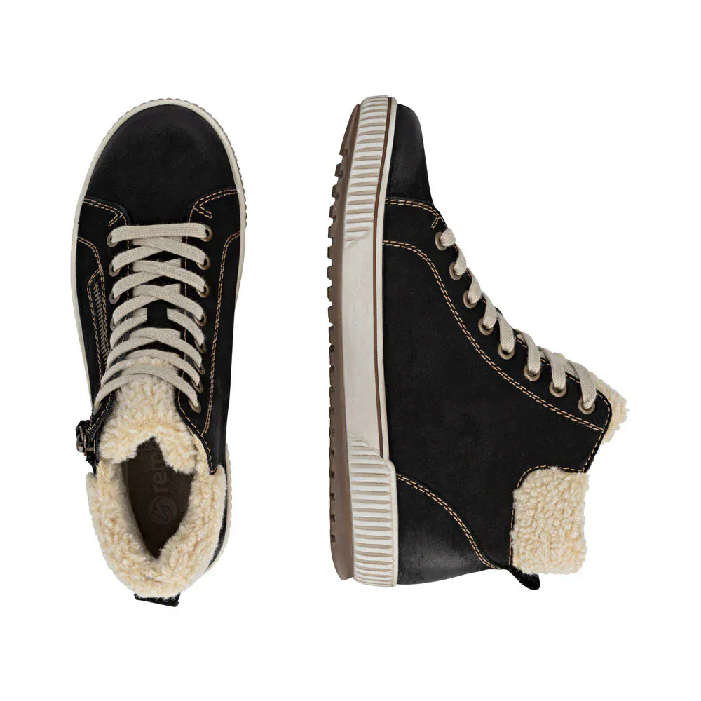 Remonte Women's D0770-03 Casual Ankle Boots- Black Combi - Image 11