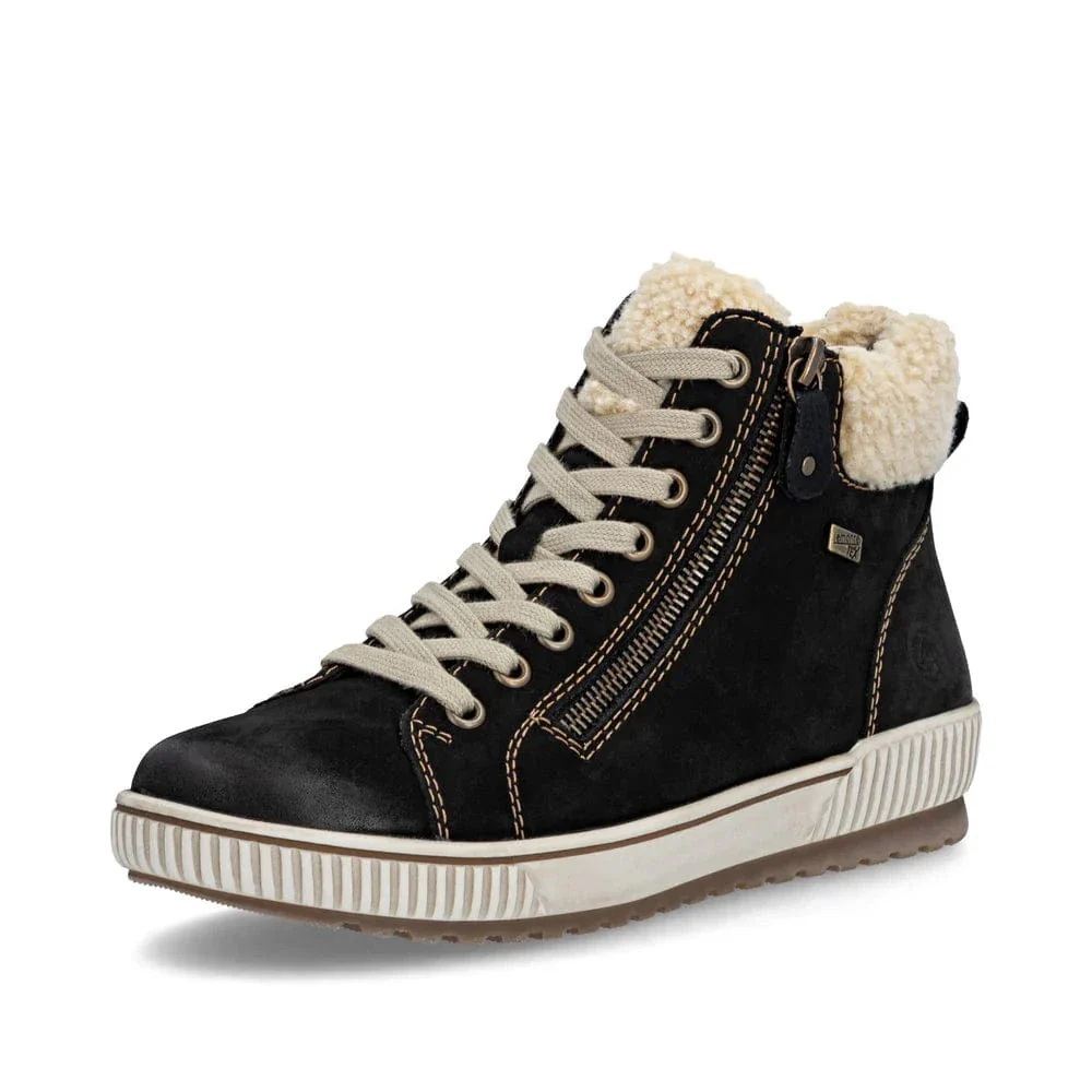 Remonte Women's D0770-03 Casual Ankle Boots- Black Combi - Image 3