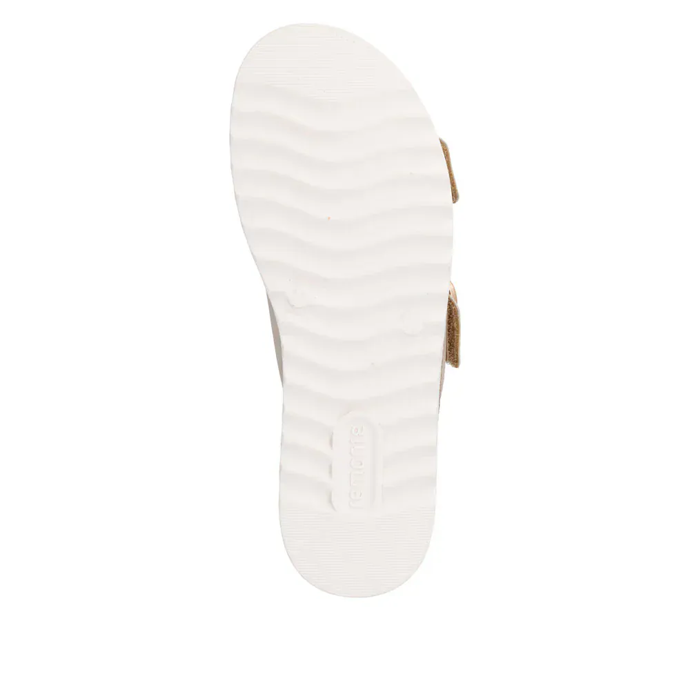 Remonte Women's D0Q66-62 Wedge Slides- Beige - Image 7