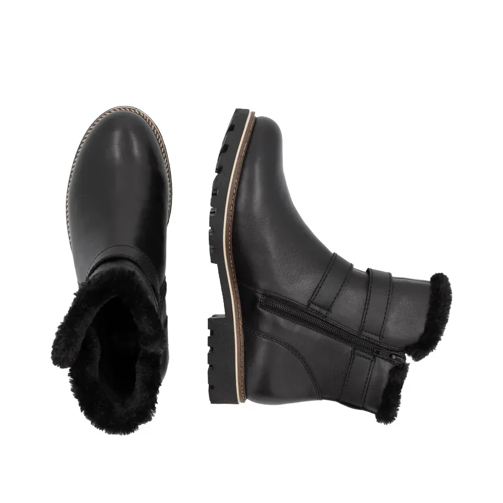 Remonte Women's D8484-00 Mid Winter Boots- Black - Image 10
