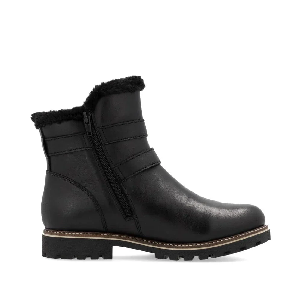 Remonte Women's D8484-00 Mid Winter Boots- Black - Image 4