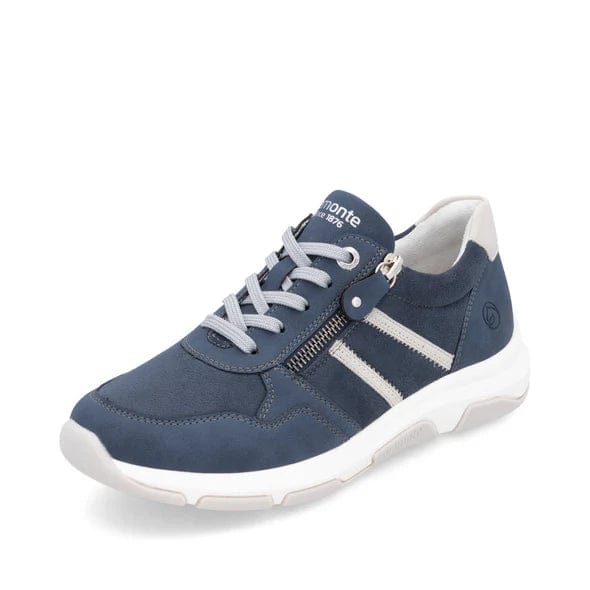Remonte Women's D1S04-14 Walking Sneakers- Blue Combi - Image 2