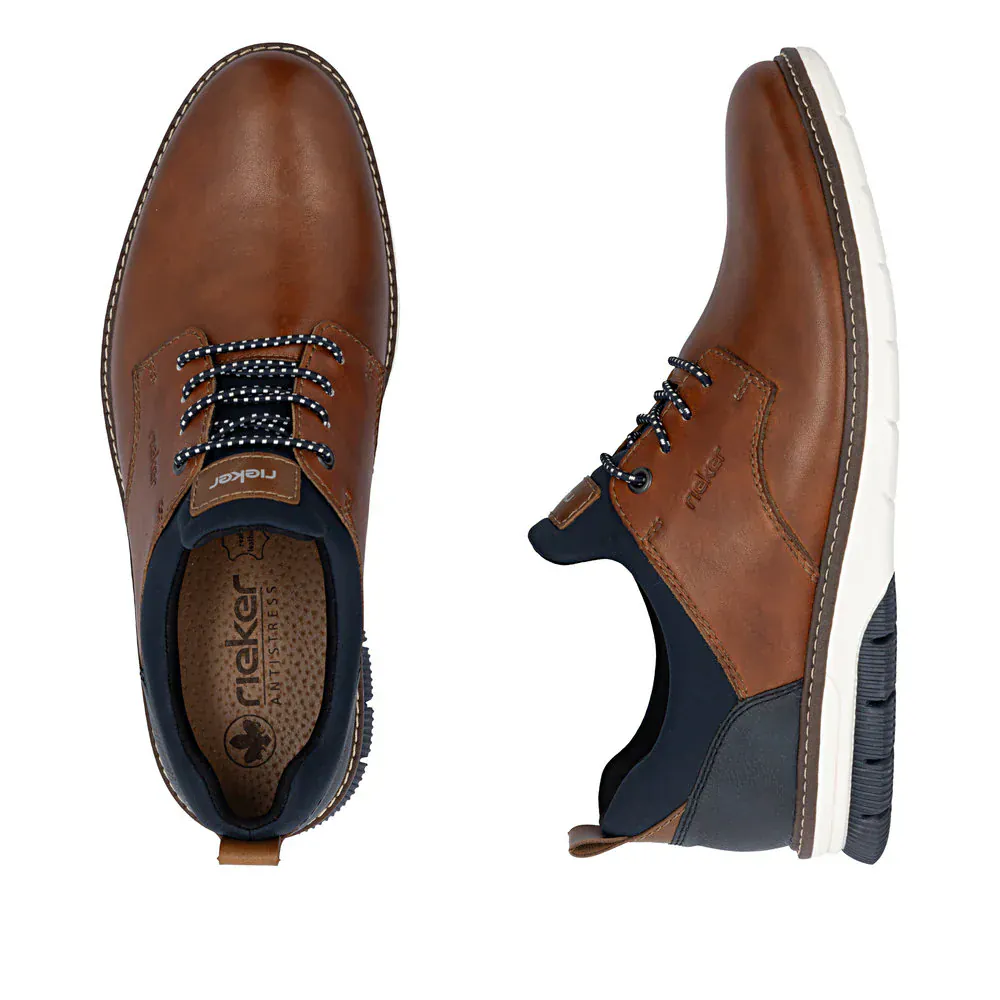 Rieker Men's 14454-22 Dress Sneakers- Brown - Image 10