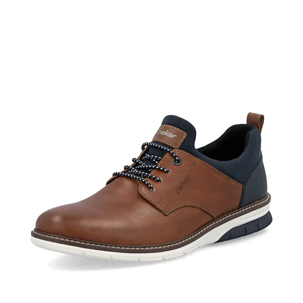 Rieker Men's 14454-22 Dress Sneakers- Brown - Image 2