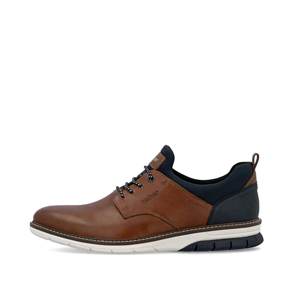 Rieker Men's 14454-22 Dress Sneakers- Brown - Image 3