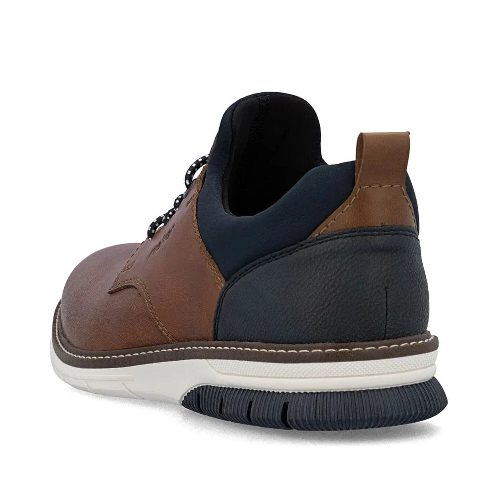 Rieker Men's 14454-22 Dress Sneakers- Brown - Image 7