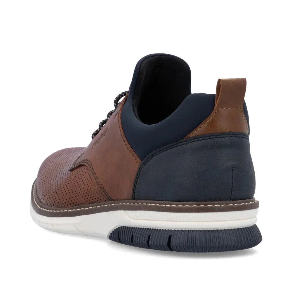 Rieker Men's 14450-22 Dress Walking Shoes- Brown - Image 4