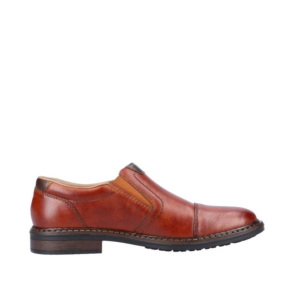 Rieker Men's 17659-23 Slip On Dress Shoes- Brown
