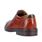 Rieker Men's 17659-23 Slip On Dress Shoes- Brown - Image 3