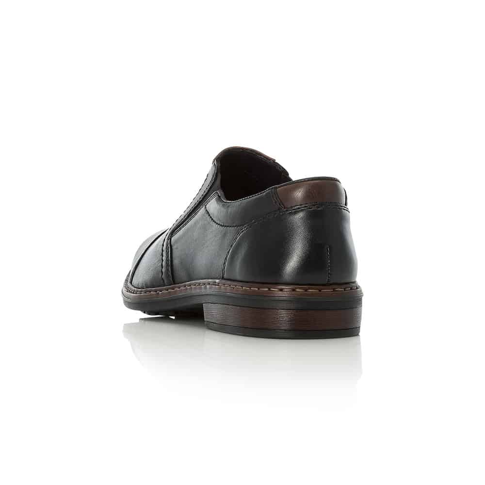 Rieker Men's 17659-00 Slip On Dress Shoes- Black - Image 3