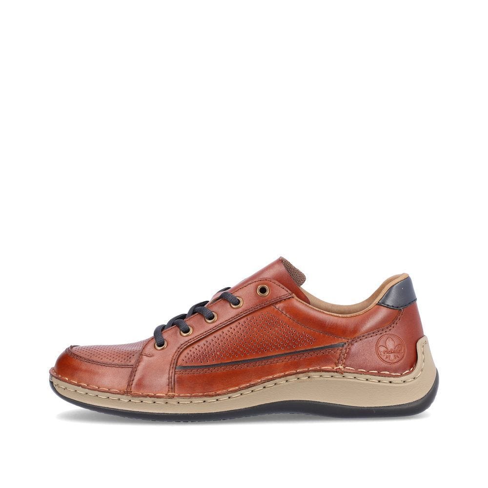 Rieker Men's 05231-24 Dress Sneakers- Brown - Image 3