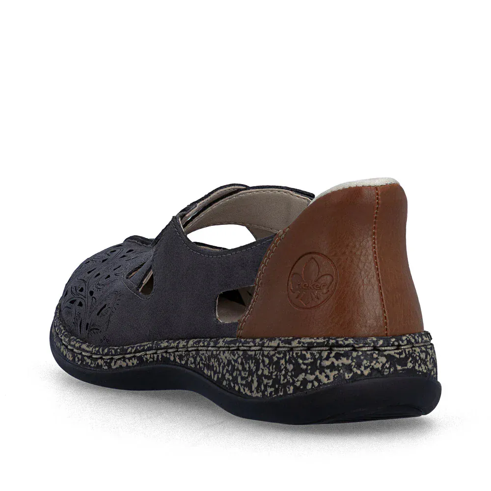 Rieker Women's 46352-45 Mary Janes- Grey - Image 7