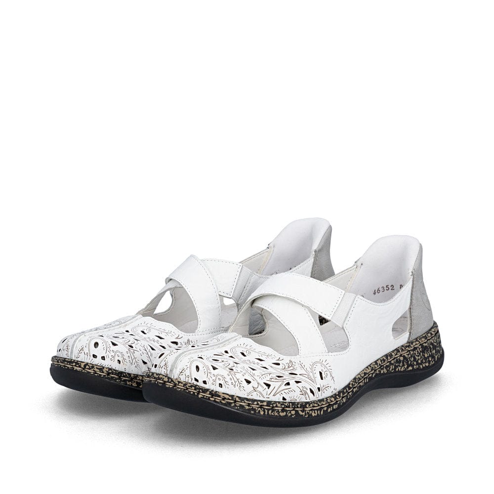 Rieker Women's 46352-80 Weiss Mary Janes- White - Image 8