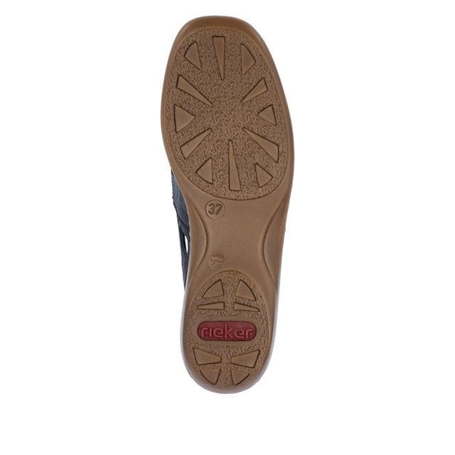 Rieker Women's 41385-15 Doric Woven Loafers- Navy - Image 6