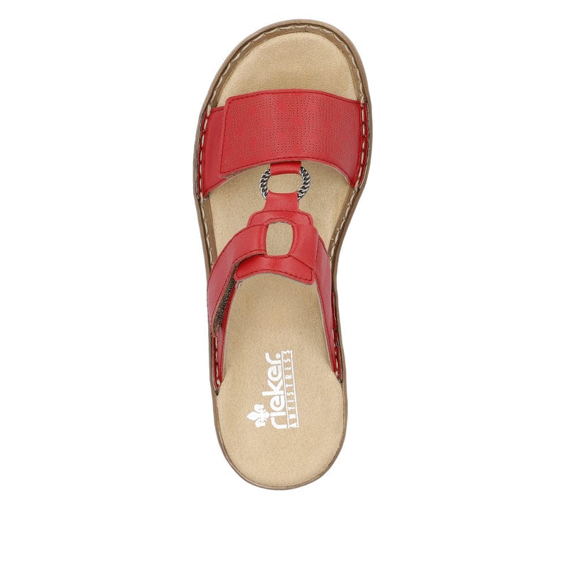 Rieker Women's 60885-33 Regina Sandals- Red - Image 3