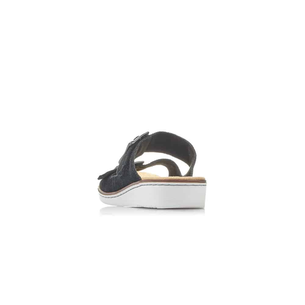 Rieker Women's 63694-00 Wedge Sandals- Black - Image 3