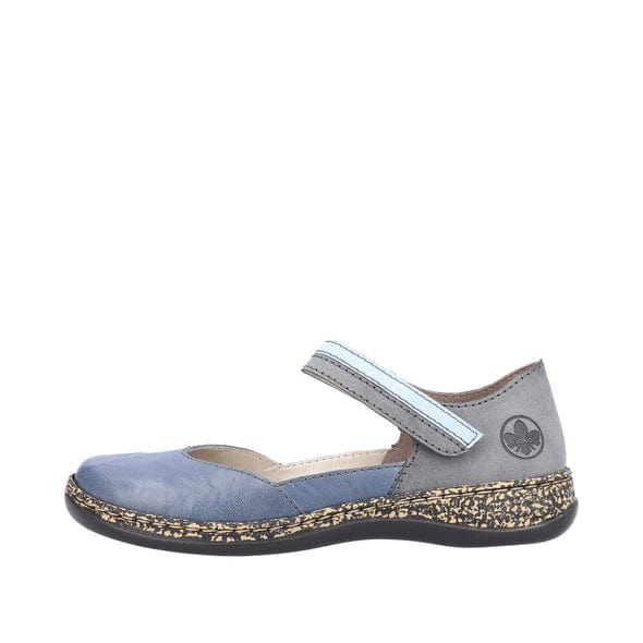Rieker Women's 46336-12 Daisback Mary Janes- Blue - Image 2