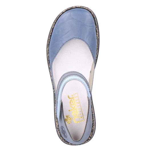 Rieker Women's 46336-12 Daisback Mary Janes- Blue - Image 3