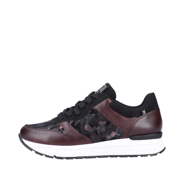 Rieker Women's 40804-35 Sneakers- Red Combination - Image 3