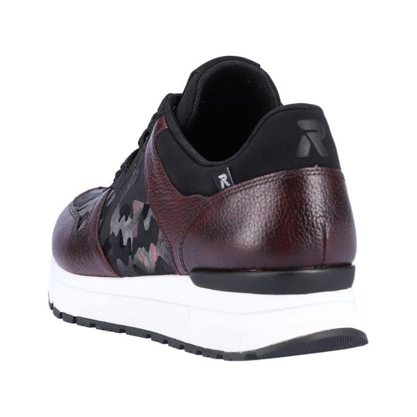 Rieker Women's 40804-35 Sneakers- Red Combination - Image 4