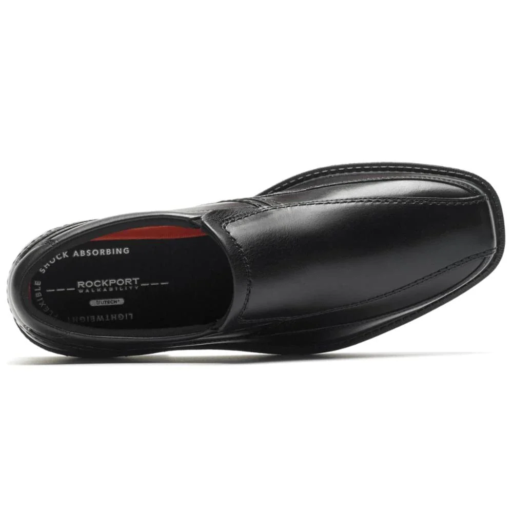 Rockport Men's SL2 Bike Toe Slip On Dress Shoes- Black - Image 3