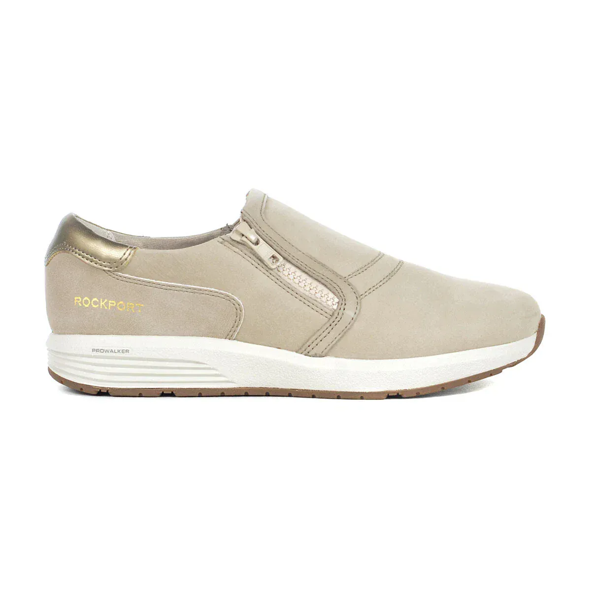 Rockport Women's Trustride Slip Ons- Taupe
