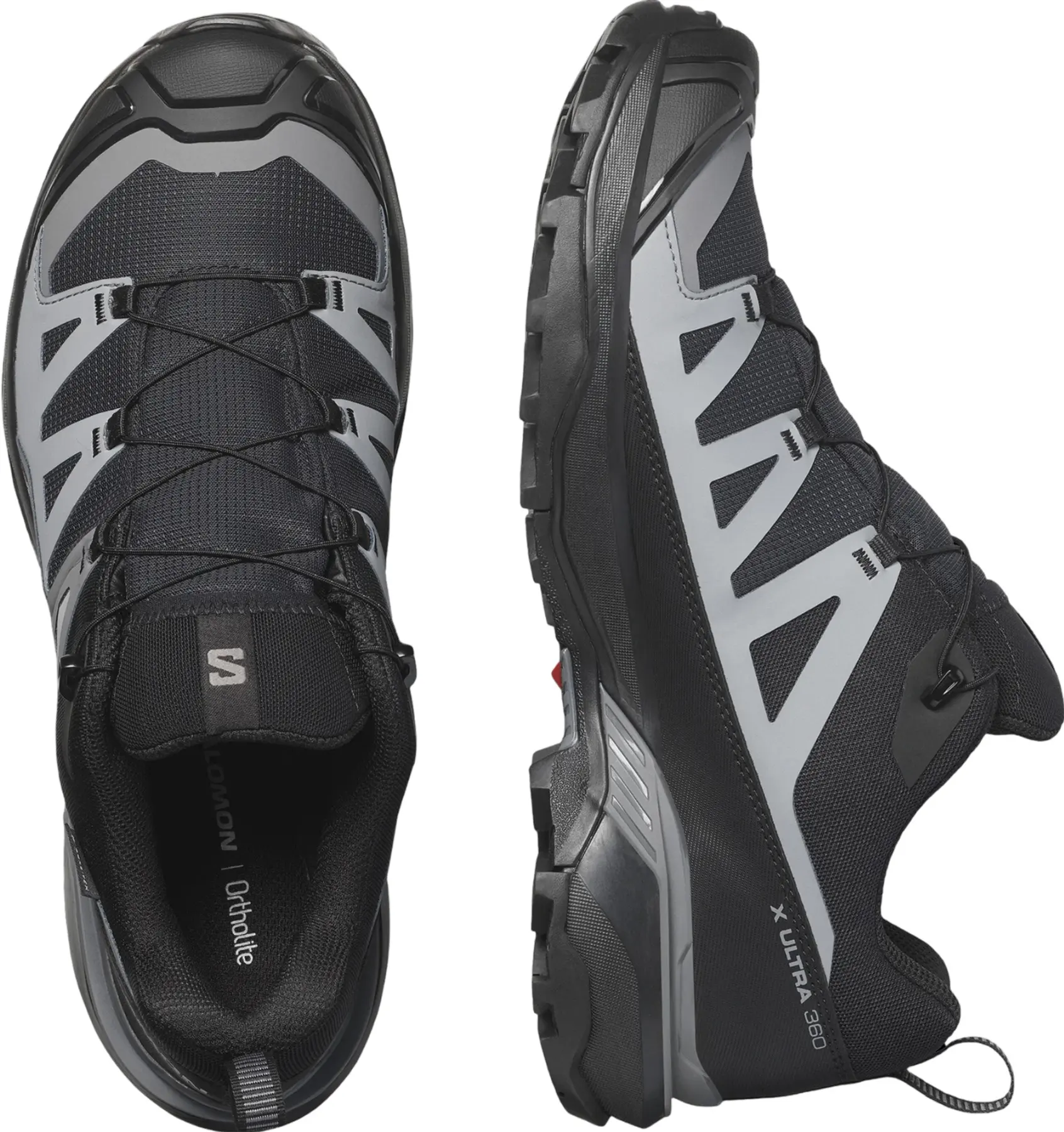 Salomon Men's X Ultra 360 Gore-Tex® Hiking Shoes- Black/ Magnet/ Quiet Shade - Image 4