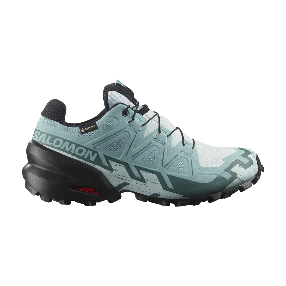 Salomon Women's Speedcross 6 Gore-Tex® Trail Runners- Ballad Blue/ Black/ Tourmaline