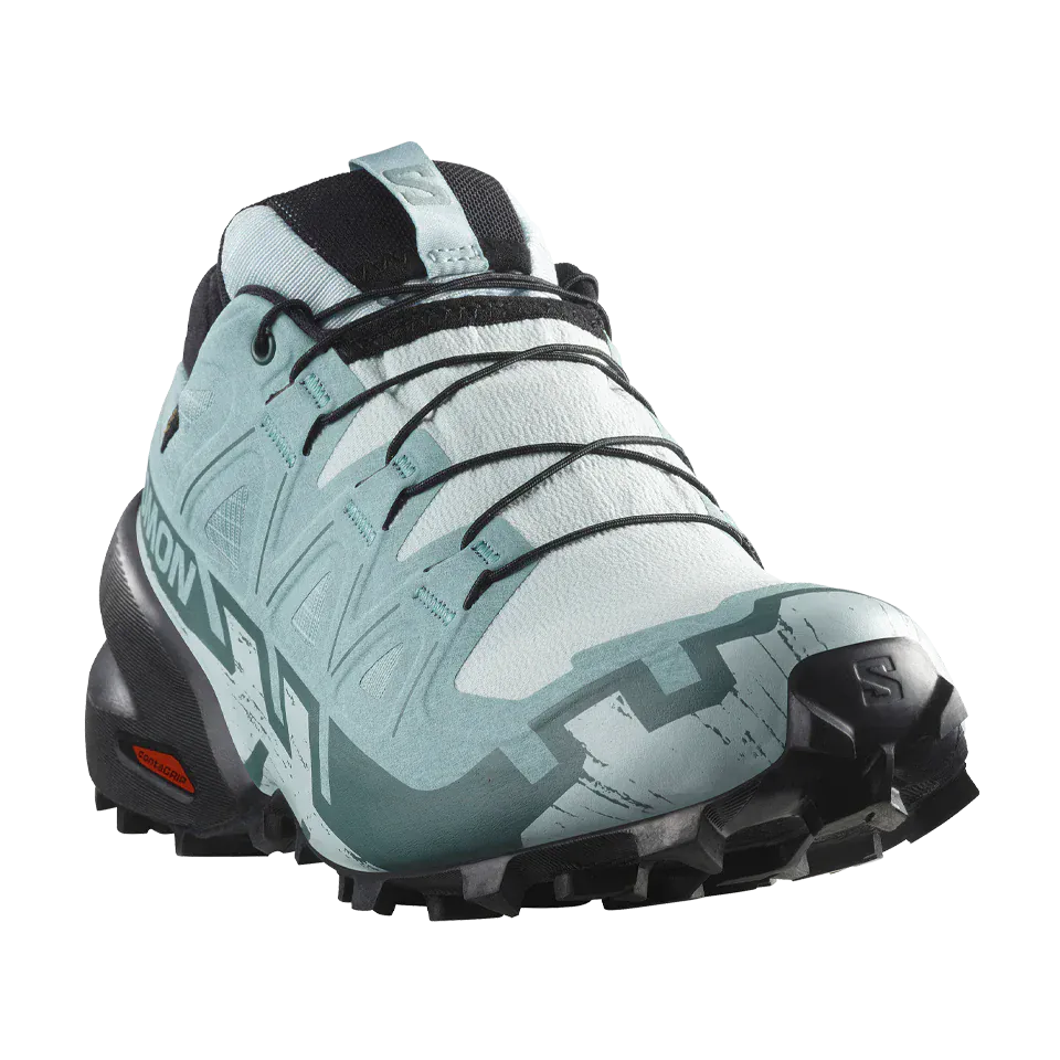 Salomon Women's Speedcross 6 Gore-Tex® Trail Runners- Ballad Blue/ Black/ Tourmaline - Image 2