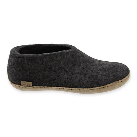 Glerups Shoe Slippers - Charcoal