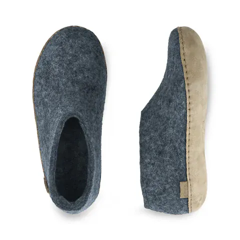 Glerups Shoe Slippers- Denim - Image 3