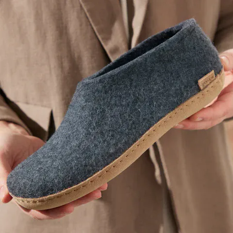 Glerups Shoe Slippers- Denim - Image 5
