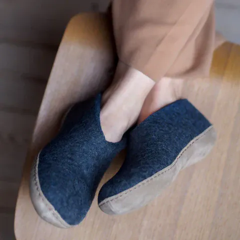 Glerups Shoe Slippers- Denim - Image 7