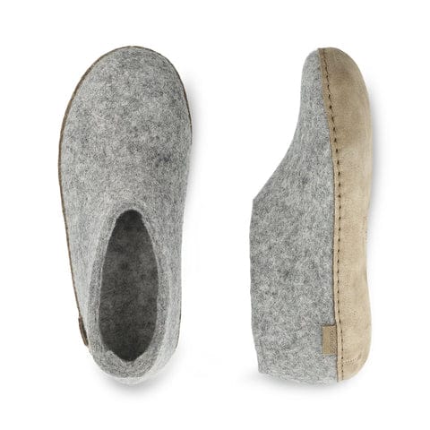 Glerups Shoe Slippers- Grey - Image 3