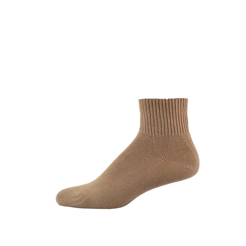 Simcan Unisex Easy Comfort Diabetic Mid-Calf Socks- Sand (3 pack)