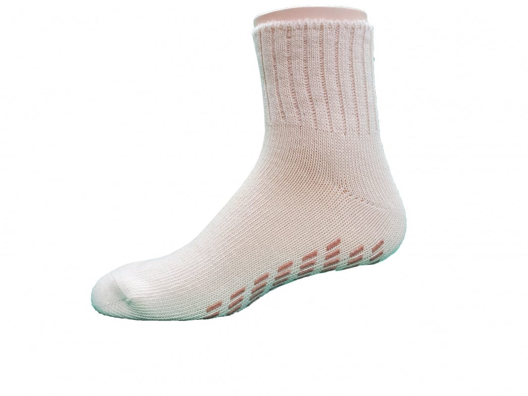Simcan Unisex Sure Steps Anti-Slip Diabetic Socks- Natural