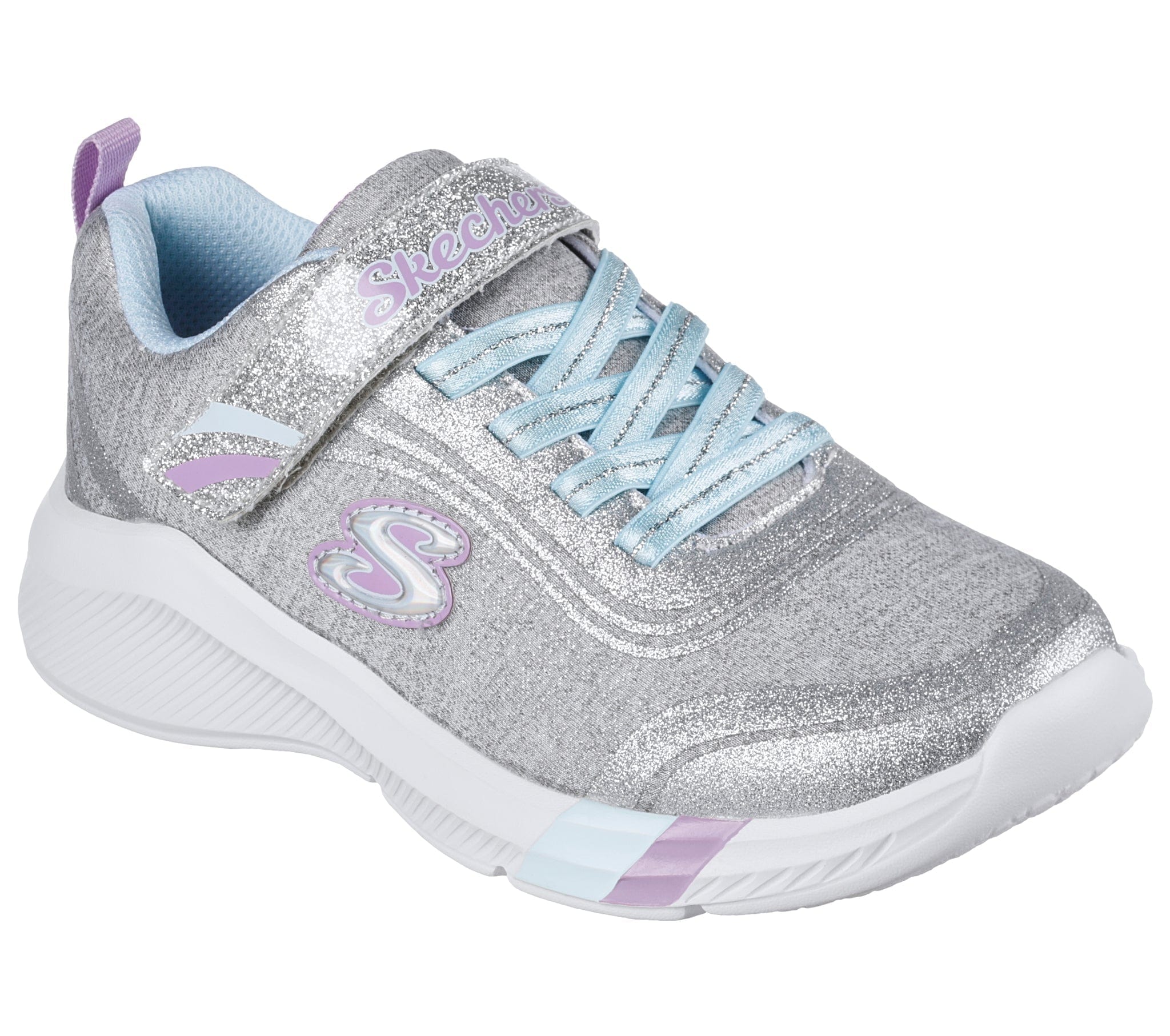 Skechers Kid's Dreamy Lites Sneakers- Light Grey - Image 2